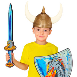 Vikingská prilba pre deti